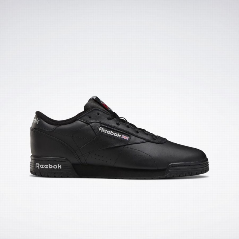 Reebok Ex-o-fit Clean Logo Intense Men\'s Lifestyle Shoes Black Silver | NBG3537YS