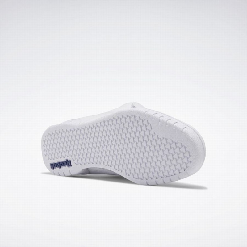 Reebok Ex-o-fit Hi Men's Lifestyle Shoes White Blue | LLU911OV