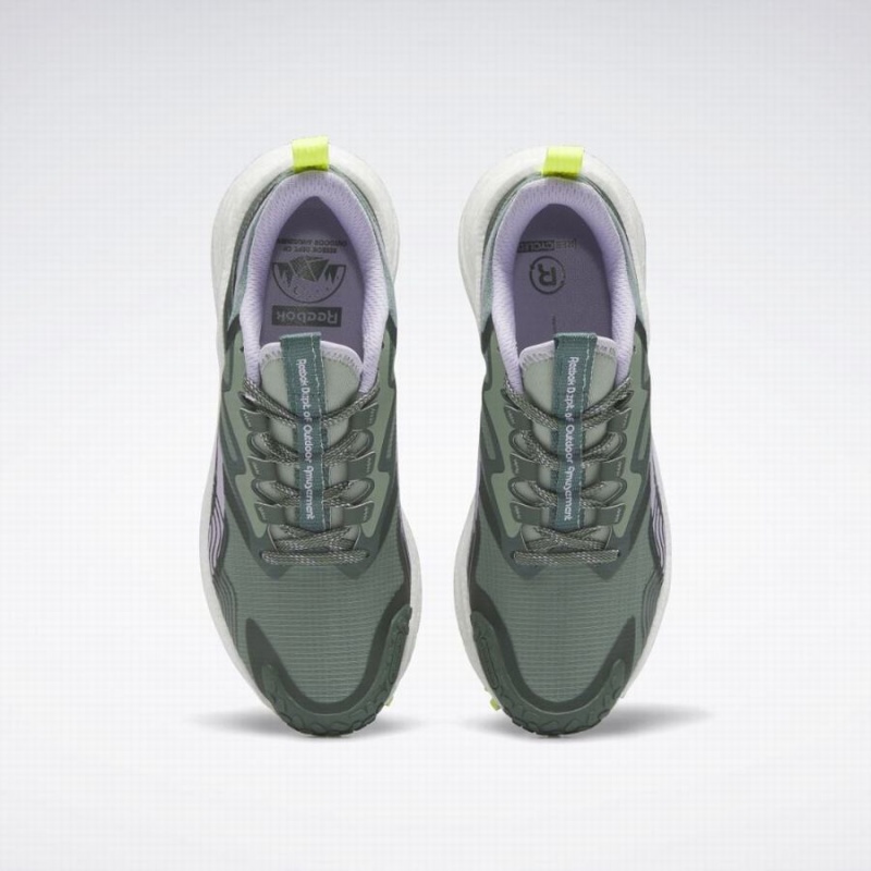 Reebok Floatride Energy 4 Adventure Women's Walking Shoes Green Purple | JDH3419QD