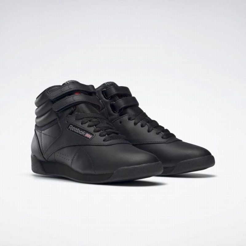 Reebok Freestyle Hi Women's Lifestyle Shoes Black | AAE6480QU