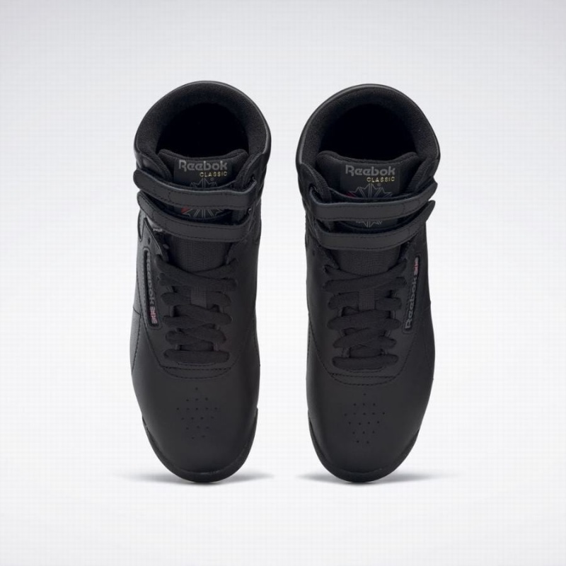 Reebok Freestyle Hi Women's Lifestyle Shoes Black | AAE6480QU