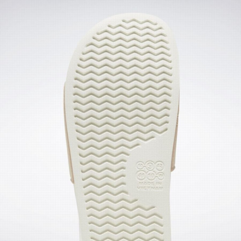 Reebok Fulgere Men's Slides Beige Black | VHY3576QJ