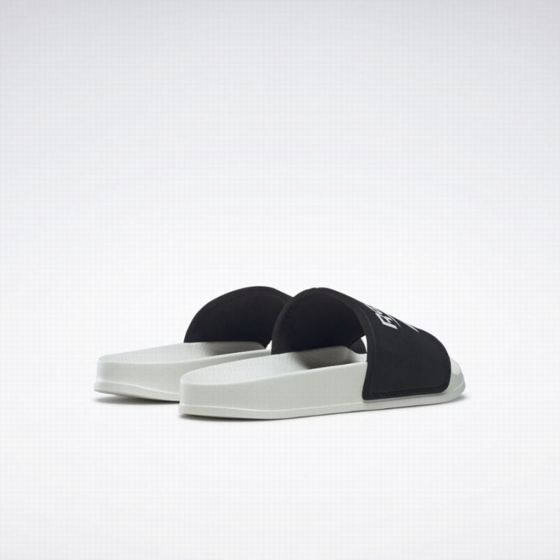 Reebok Fulgere Women's Slides Black White | BYI363DH
