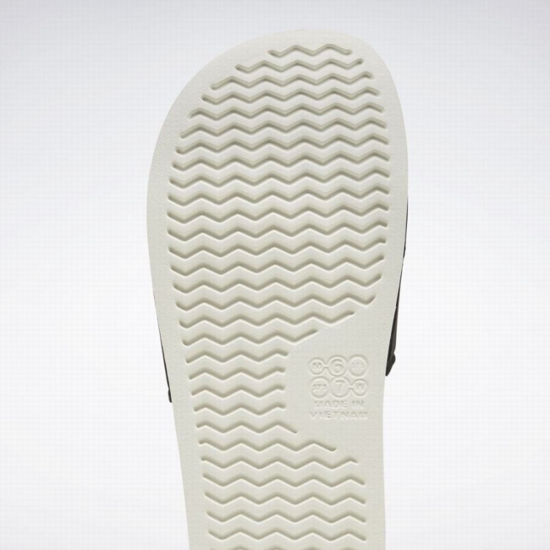 Reebok Fulgere Women's Slides Black White | BYI363DH