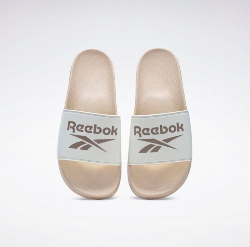 Reebok Fulgere Women's Slides White Brown | WUK554ME