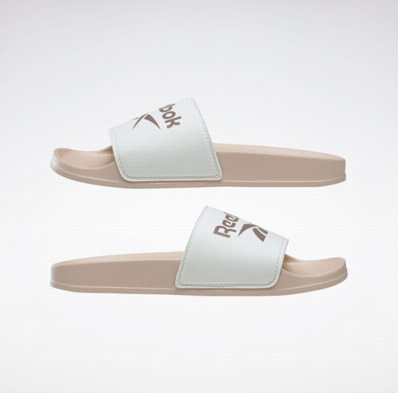 Reebok Fulgere Women's Slides White Brown | WUK554ME