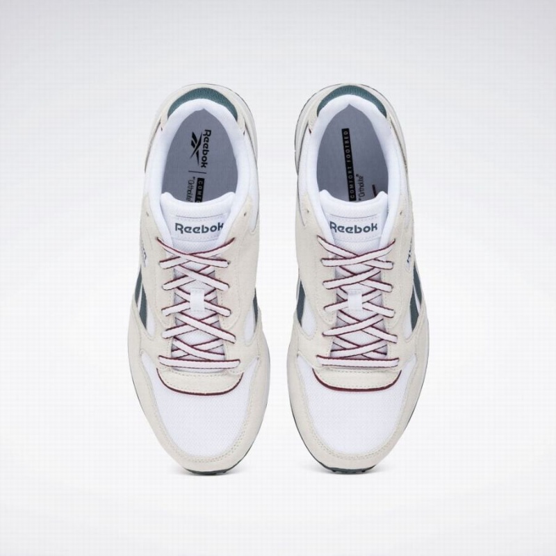 Reebok Gl 1000 Men's Lifestyle Shoes White Blue Burgundy | UHT8642BQ