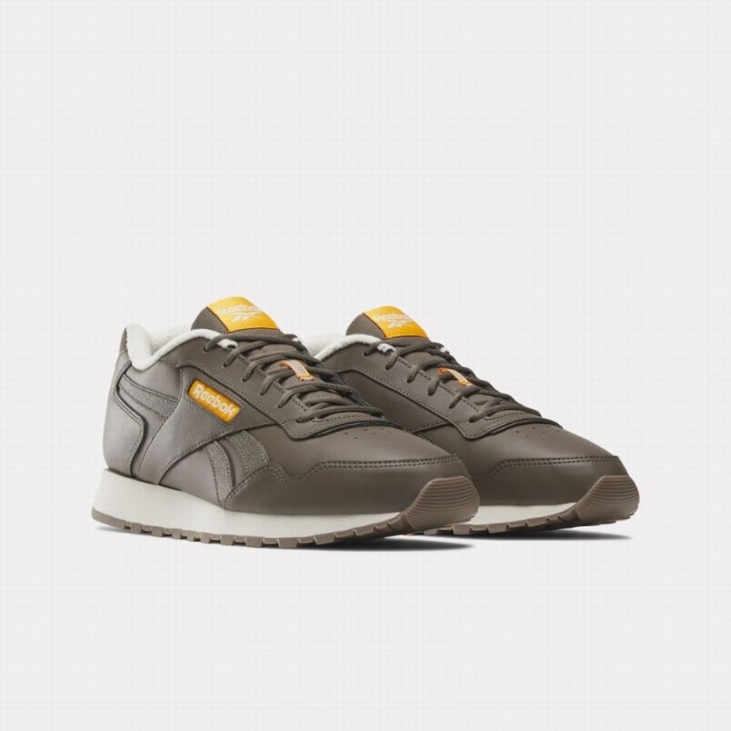 Reebok Glide Men's Lifestyle Shoes Brown Orange | JGN6921CS