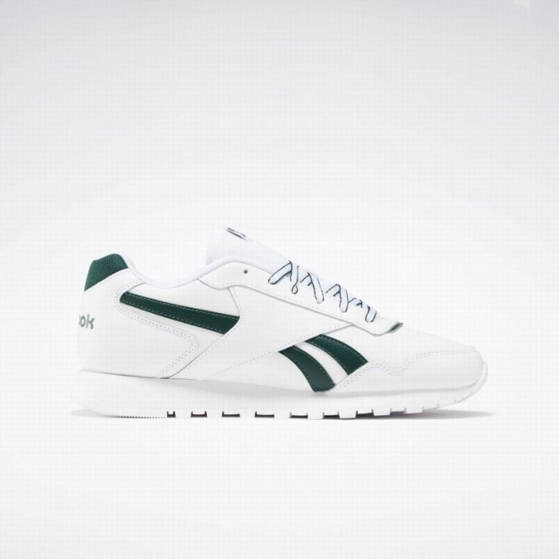 Reebok Glide Men's Lifestyle Shoes White Green | ZKP1256JT