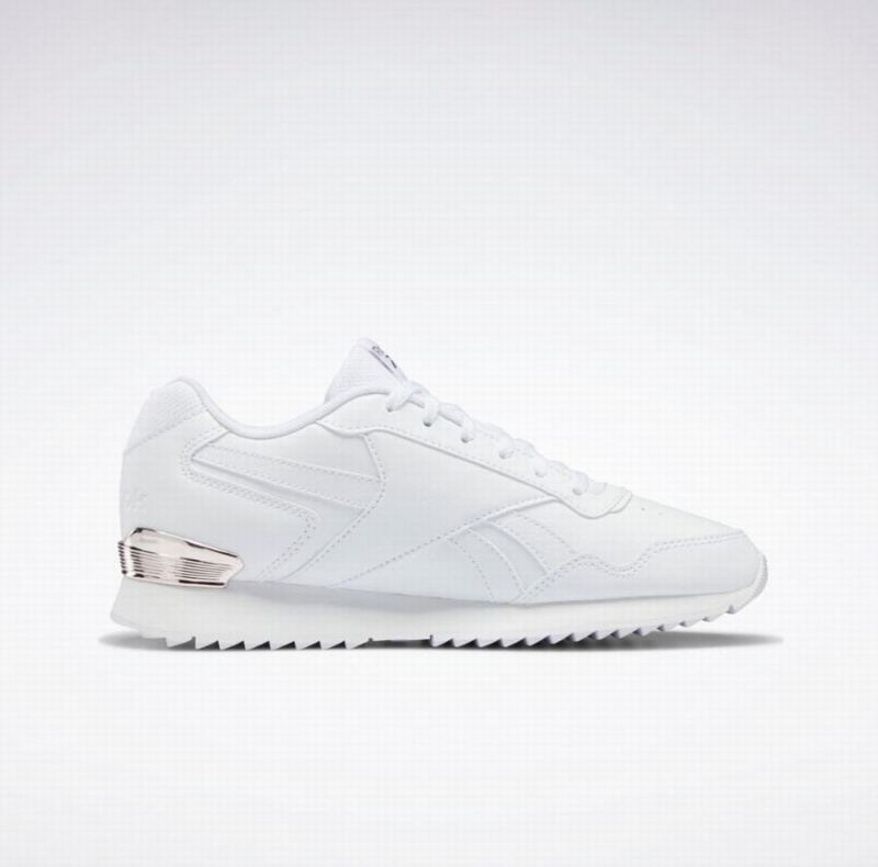 Reebok Glide Ripple Clip Women's Lifestyle Shoes White Rose Gold | ODB2186IT