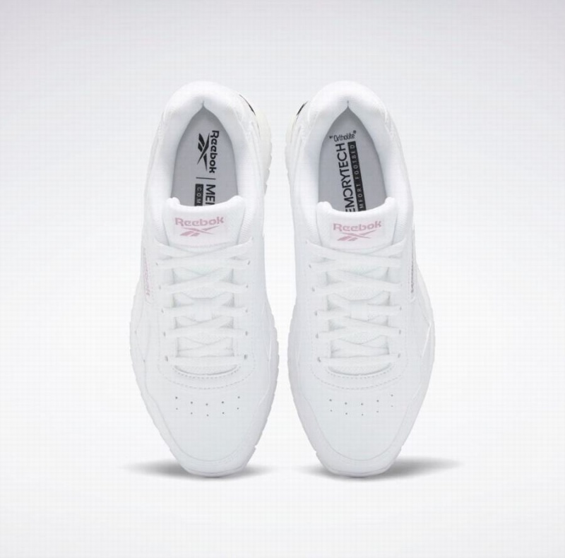 Reebok Glide Ripple Clip Women's Lifestyle Shoes White Rose Gold | ODB2186IT