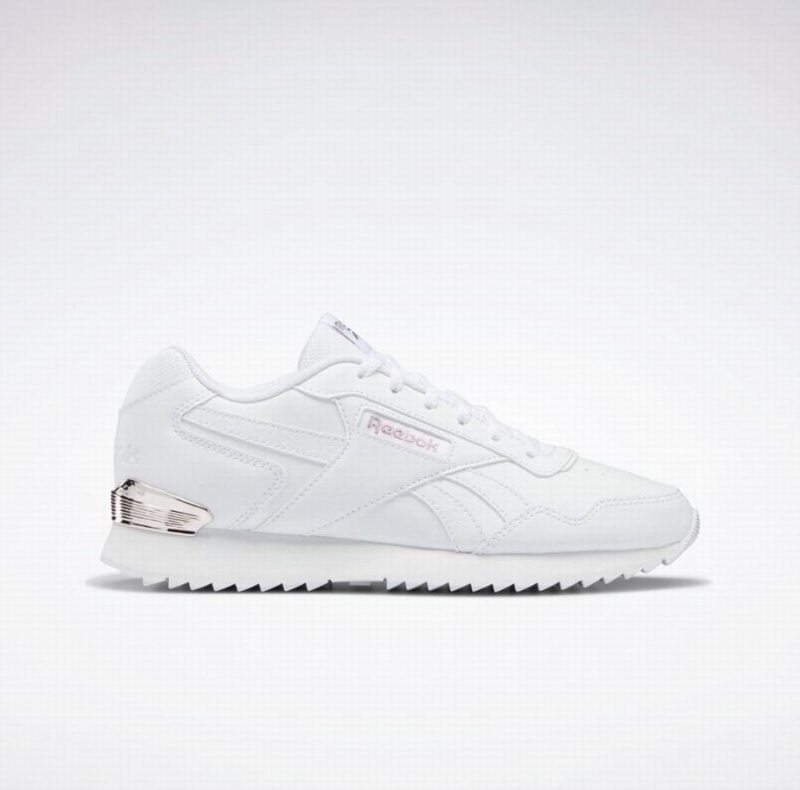 Reebok Glide Ripple Clip Women\'s Lifestyle Shoes White Rose Gold | ODB2186IT