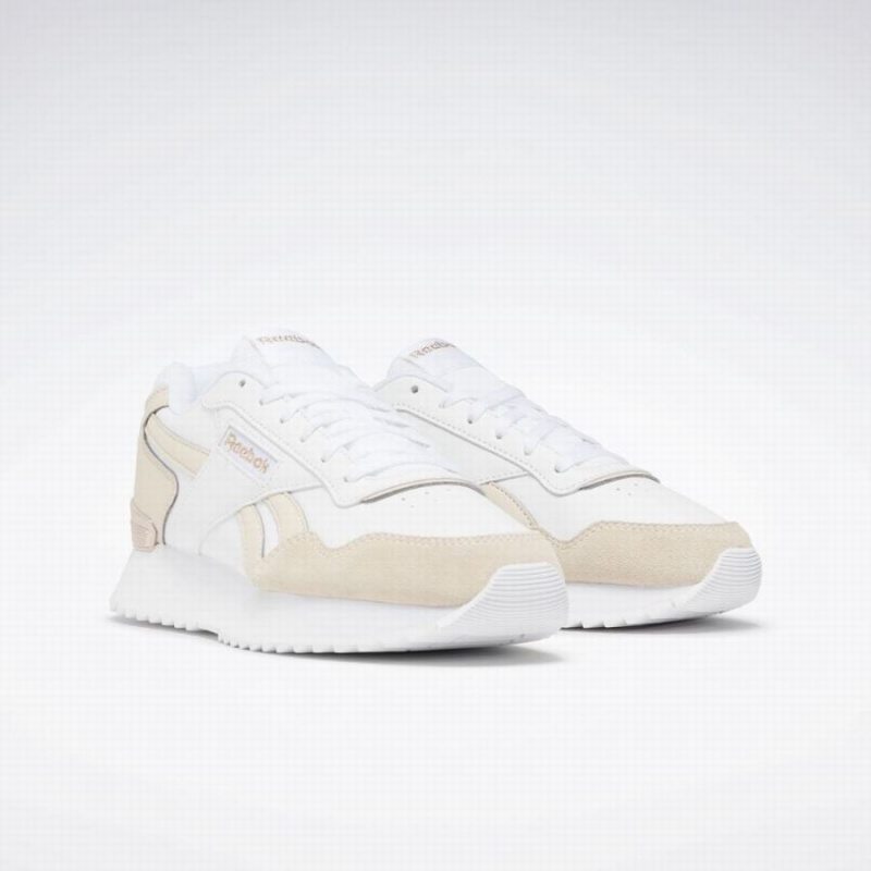 Reebok Glide Ripple Clip Women's Lifestyle Shoes White Beige | MVT9370EH