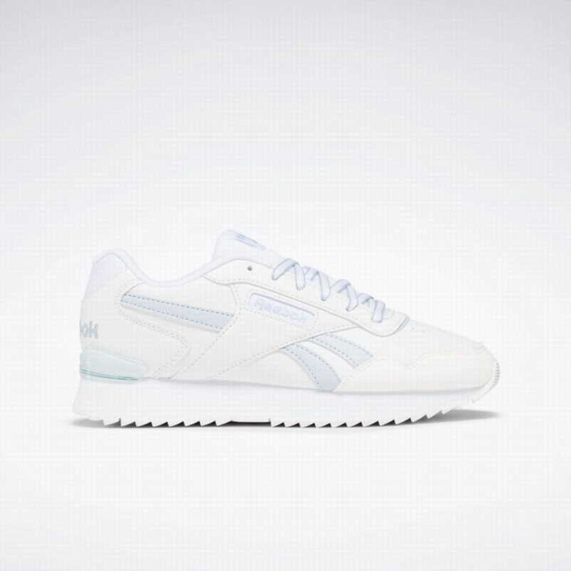 Reebok Glide Ripple Clip Women\'s Lifestyle Shoes White Blue Grey | TPF1482DH