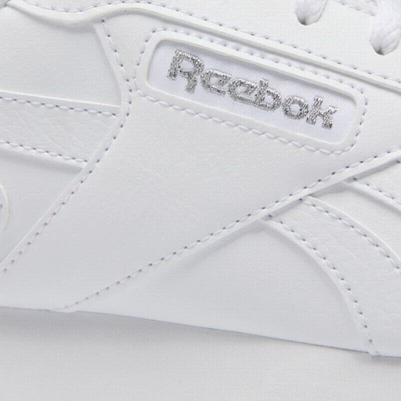 Reebok Glide Ripple Clip Women's Lifestyle Shoes White Silver Metal | MDE5960NE