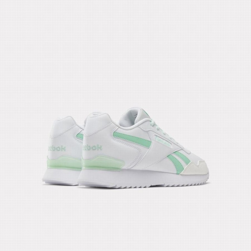 Reebok Glide Ripple Clip Women's Lifestyle Shoes White Green Mint Grey | RBG8720IC