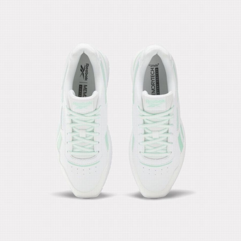 Reebok Glide Ripple Clip Women's Lifestyle Shoes White Green Mint Grey | RBG8720IC