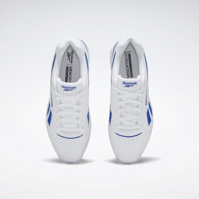 Reebok Glide Ripple Clip Women's Lifestyle Shoes White Blue | HWL9475RD