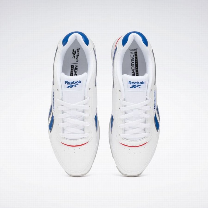 Reebok Glide Ripple Clip Women's Lifestyle Shoes White Blue Red | EAF9286LU