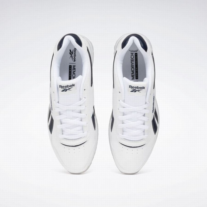 Reebok Glide Ripple Clip Women's Lifestyle Shoes White Grey Navy | DEB9094HN