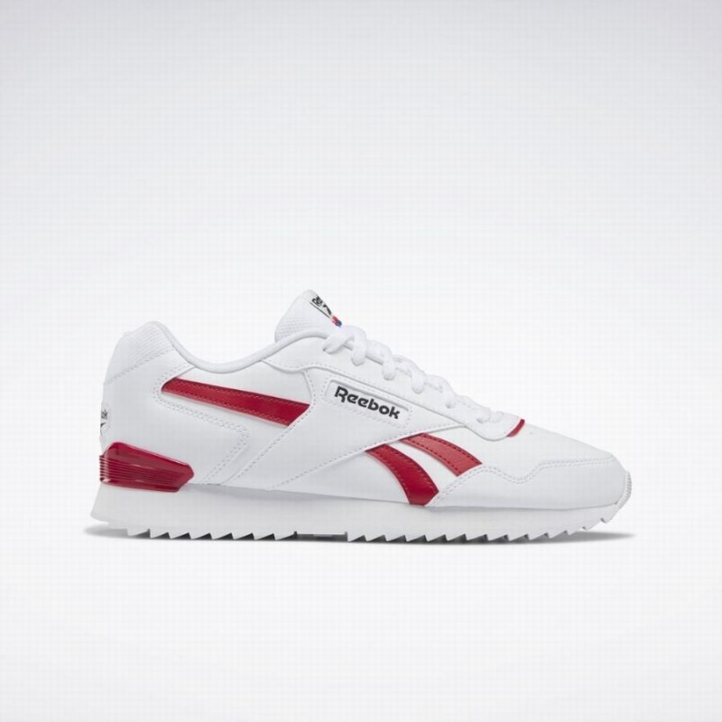 Reebok Glide Ripple Clip Women\'s Lifestyle Shoes White Red Black | KSY2183EX