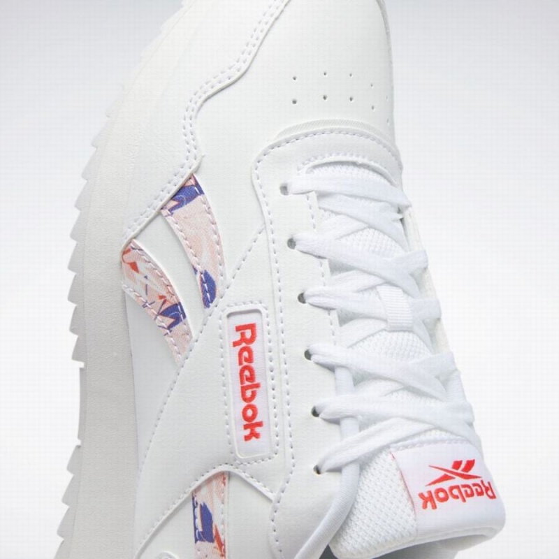 Reebok Glide Ripple Clip Women's Lifestyle Shoes White Pink | IDT225RB