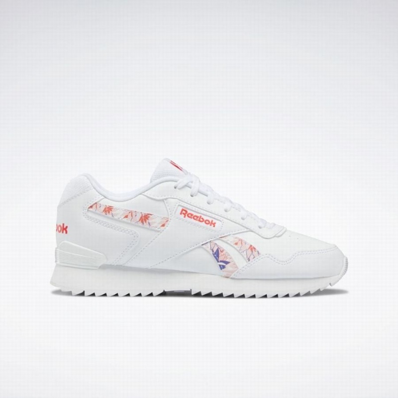 Reebok Glide Ripple Clip Women\'s Lifestyle Shoes White Pink | IDT225RB