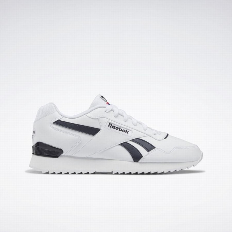 Reebok Glide Ripple Clip Women\'s Lifestyle Shoes White Navy Black | GCG3045SU