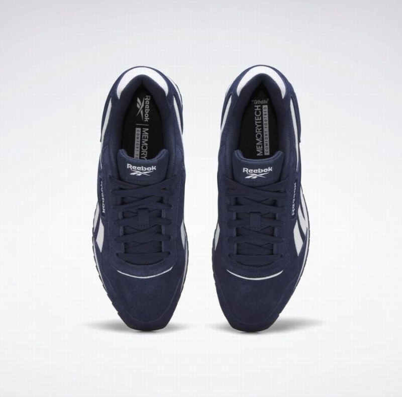 Reebok Glide Ripple Men's Lifestyle Shoes Navy White | SNI9914RR