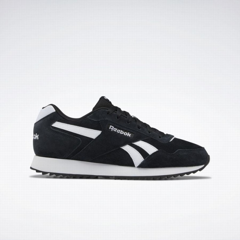 Reebok Glide Ripple Men\'s Lifestyle Shoes Black White | IPX801MD