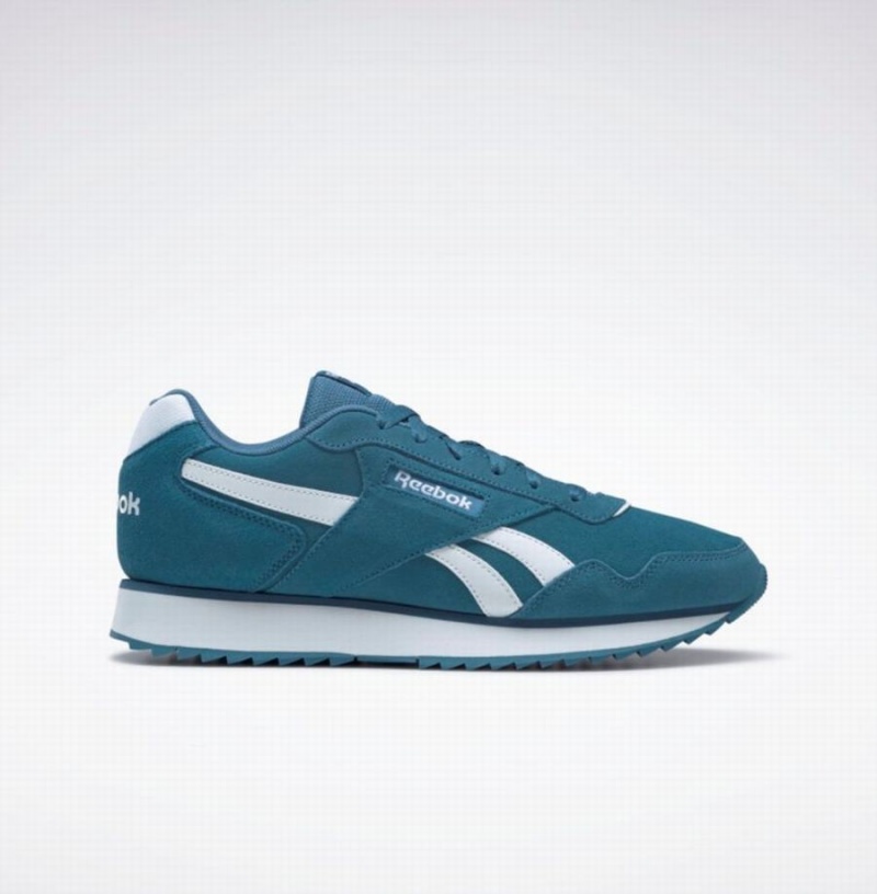 Reebok Glide Ripple Men\'s Lifestyle Shoes Blue White | JAI6348GH