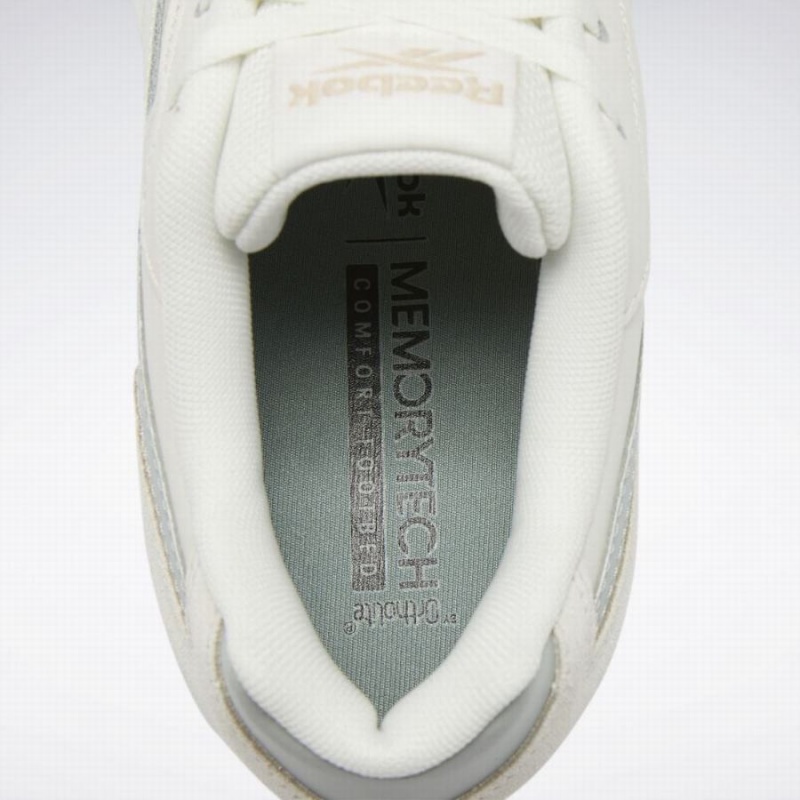 Reebok Glide Ripple Women's Lifestyle Shoes White Grey Green | NMZ20100TZ
