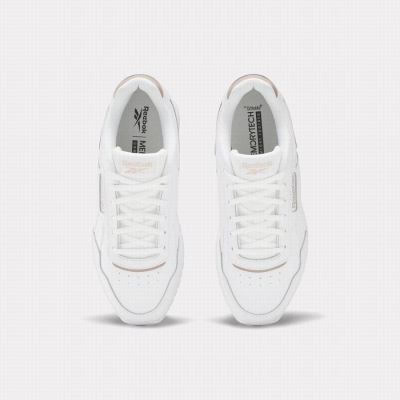Reebok Glide Women's Lifestyle Shoes White Rose Gold | YFU3417NC