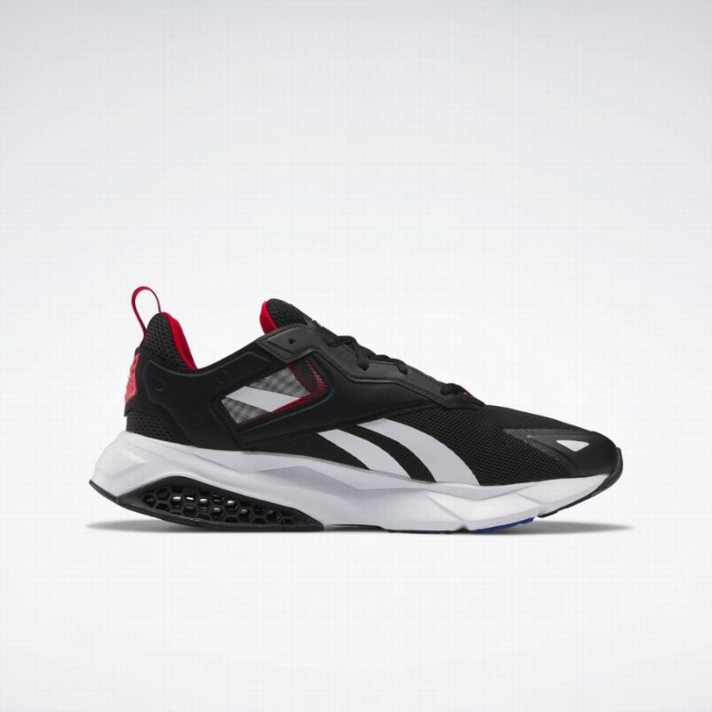 Reebok Hexalite Legacy Men's Lifestyle Shoes Black White Red | LJG216ZB