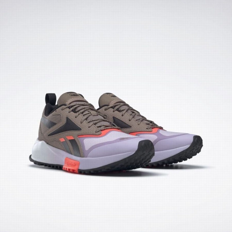 Reebok Lavante Trail 2 Women's Walking Shoes Purple Grey Brown Black | QRB4720IT