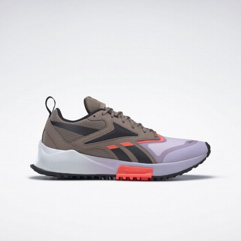 Reebok Lavante Trail 2 Women\'s Walking Shoes Purple Grey Brown Black | QRB4720IT