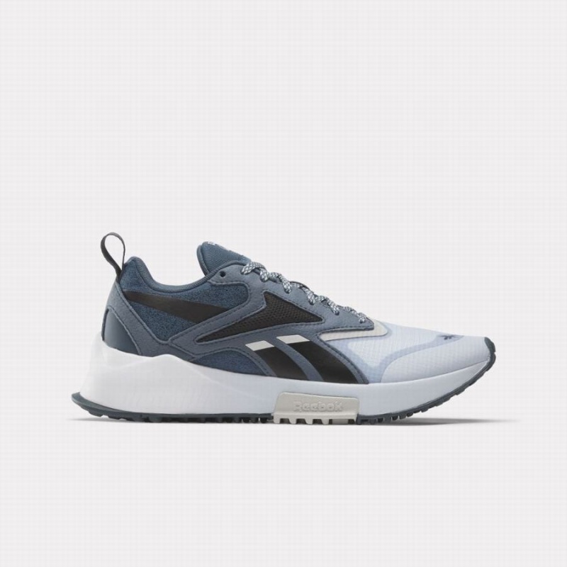 Reebok Lavante Trail 2 Women\'s Walking Shoes Blue White Black | FXA1589YS