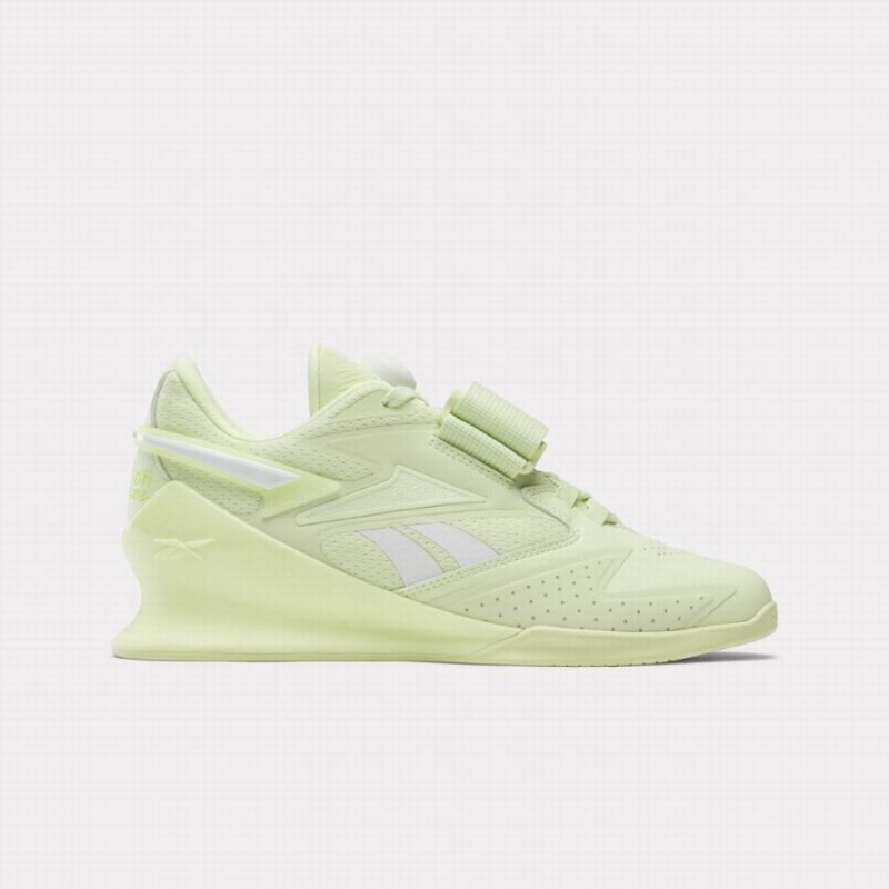 Reebok Legacy Lifter Ii I Women\'s Training Shoes Light Green White | YQQ7496II
