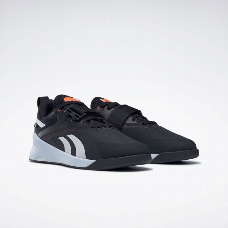 Reebok Lifter Pr Iii Men's Training Shoes Black White Orange | GQM3177BF
