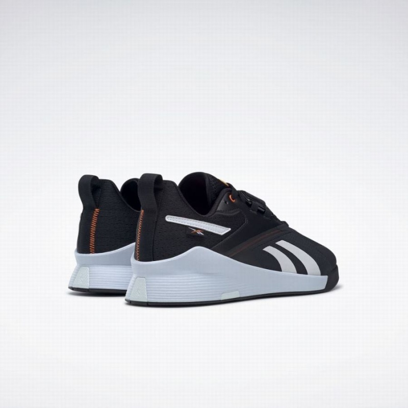 Reebok Lifter Pr Iii Men's Training Shoes Black White Orange | GQM3177BF