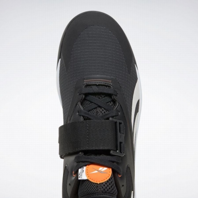 Reebok Lifter Pr Iii Men's Training Shoes Black White Orange | GQM3177BF