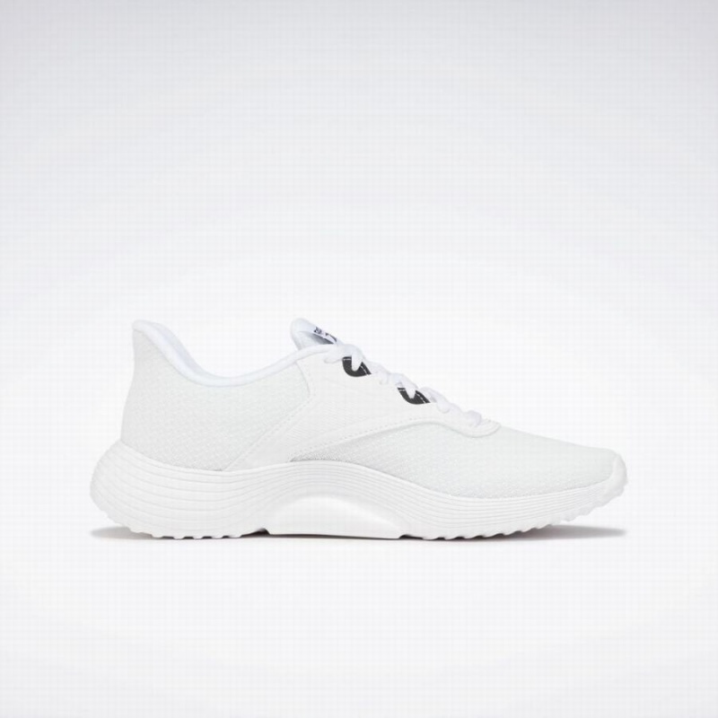 Reebok Lite 3 Men's Running Shoes White Black Pink | MVO1353VE