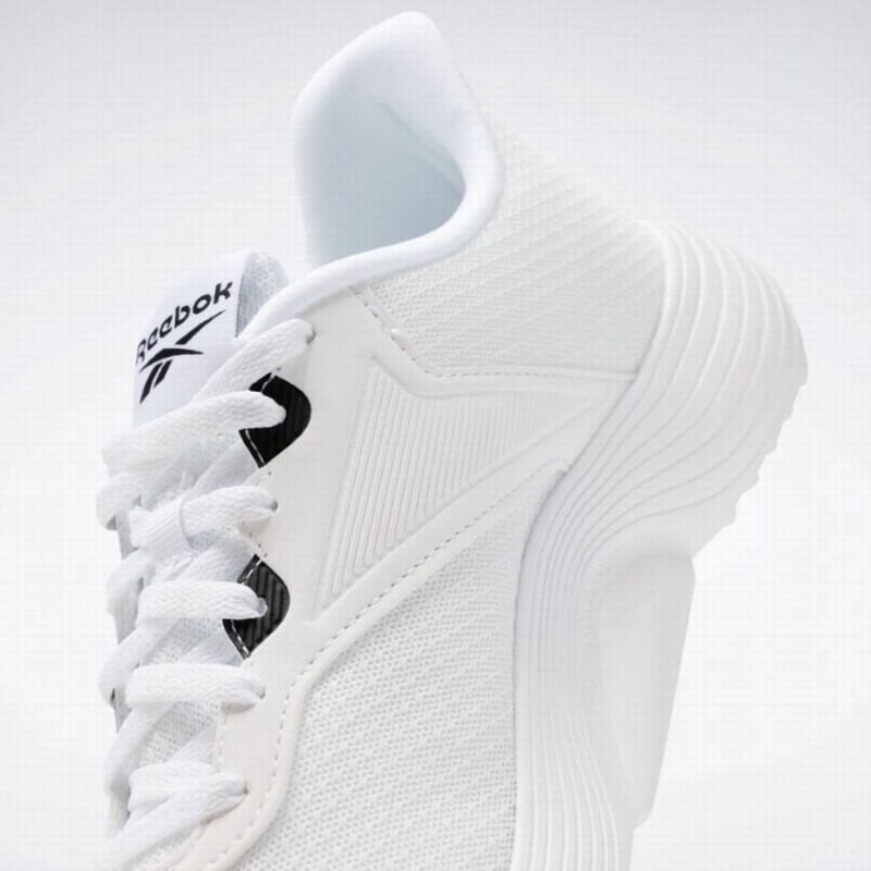 Reebok Lite 3 Men's Running Shoes White Black Pink | MVO1353VE