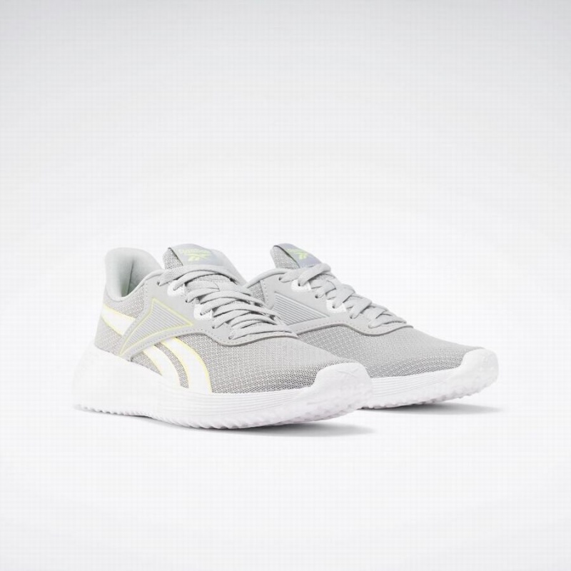 Reebok Lite 3 Women's Running Shoes Grey White Orange | DAI1564ZW
