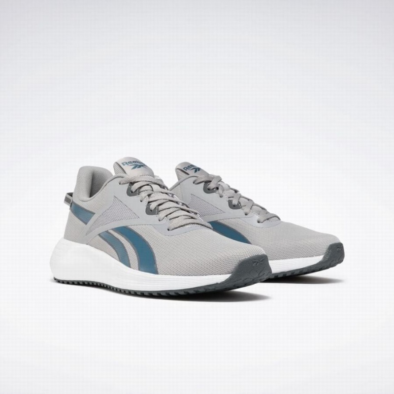 Reebok Lite Plus 3 Men's Running Shoes Grey Blue White | YKJ3293SG