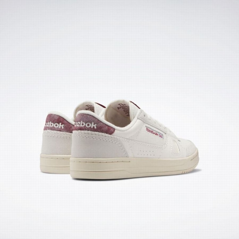 Reebok Lt Court Men's Running Shoes White Burgundy | ZOD4235VL