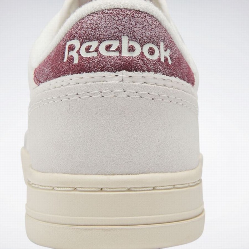 Reebok Lt Court Men's Running Shoes White Burgundy | ZOD4235VL