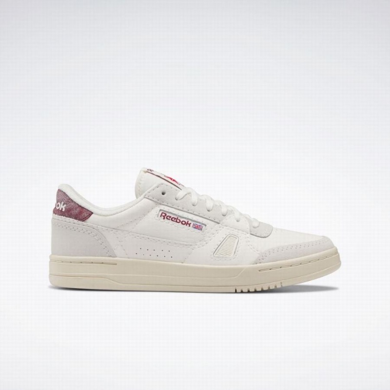 Reebok Lt Court Men\'s Running Shoes White Burgundy | ZOD4235VL