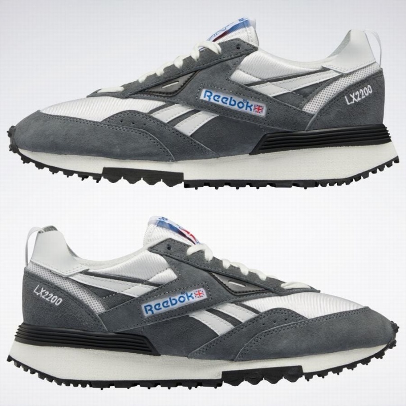 Reebok Lx2200 Women's Lifestyle Shoes Grey White Black | MQD2119RT