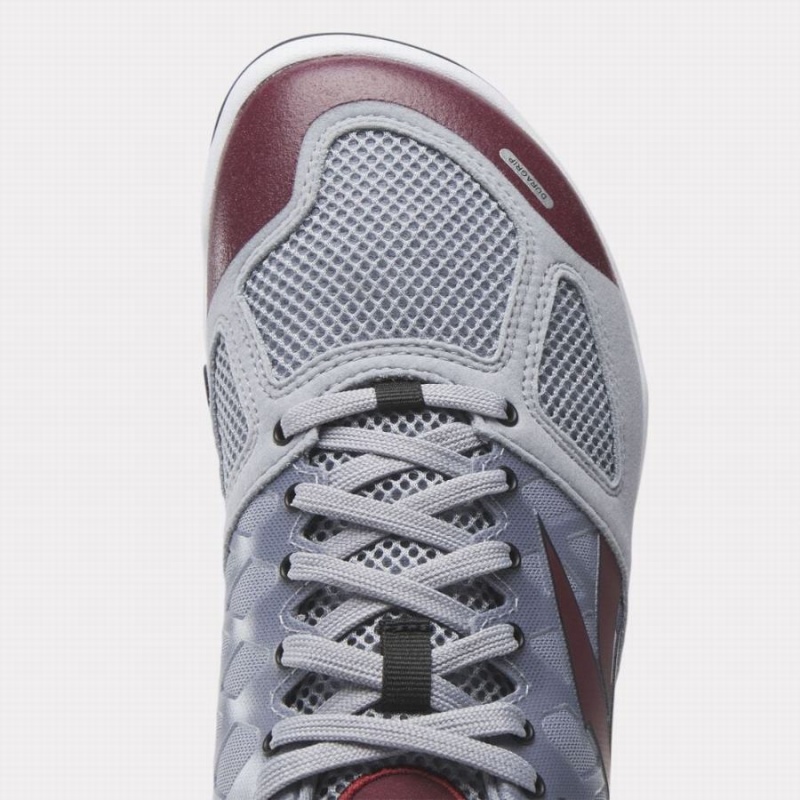 Reebok Nano 2 Men's Training Shoes Grey Burgundy Black | OIR4090MG